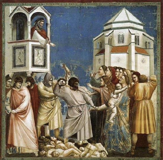 GIOTTO di Bondone Massacre of the Innocents France oil painting art